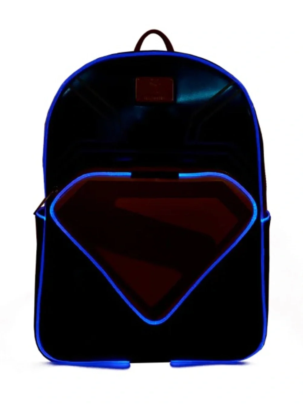 loungefly Superman Light Up Glow Full-Size Backpack - NWT